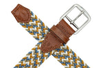 NEWPORT WOVEN ELASTIC BELT- PINA COLADA MULTI