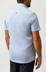 S/S TECH PIQUE, BLUE