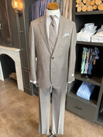 GREY TAUPE SUIT, THE LABEL