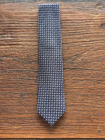 100% SILK NAVY PRINTED PAISLEY NEATS TIE, THE LABEL