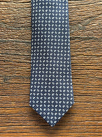 100% SILK NAVY PRINTED PAISLEY NEATS TIE, THE LABEL