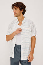CARSON SHIRT WHITE BLUE BLOCK