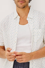 CARSON SHIRT WHITE BLUE BLOCK