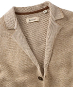 POPCORN STITCH SOFT KNIT BLAZER, NATURAL