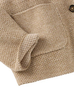 POPCORN STITCH SOFT KNIT BLAZER, NATURAL