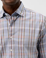 POTOMAC PLAID BUTTON DOWN- BLUESTONE