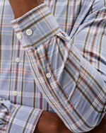 POTOMAC PLAID BUTTON DOWN- BLUESTONE