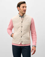 BAUER SNAP FRONT QUILTED VEST- MOONSTRUCK