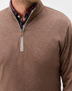 SULLY QUARTER ZIP- GRIZZLY