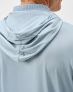 TALON FEATHERWEIGHT PERFORMANCE HOODIE- DUSTY BLUE