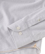 L/S OXFORD STRIPED SHIRT- GREY