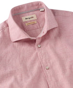 L/S TWILL FLANNEL SHIRT- LIGHT PINK