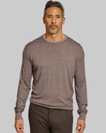 THE BANKS MERINO CREW- FAWN