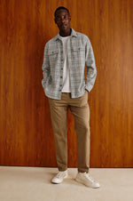 ALDER OVERSHIRT- QUARRY MIST HEATHER