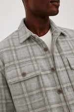 ALDER OVERSHIRT- QUARRY MIST HEATHER