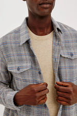 WARREN OVERSHIRT- OAT MERIDIAN CHENILLE