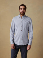 COASTLINE KNIT SHIRT, OCEANSIDE BLUE