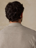 LEGEND SWEATER SHIRT - TAUPE BROWN PINCHECK