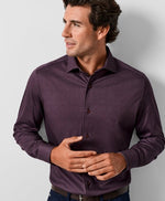 CABERNET SOLID KNIT SPORT SHIRT
