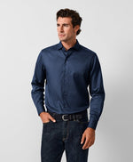 NAVY NEAT SPORT SHIRT
