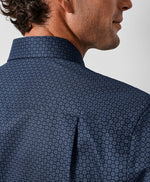NAVY NEAT SPORT SHIRT