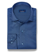 NAVY NEAT SPORT SHIRT