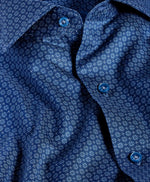 NAVY NEAT SPORT SHIRT