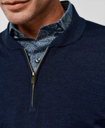 SKIPPER QUARTER ZIP - NAVY
