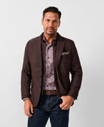 JEREMY HYBRID SOFT COAT - BURGUNDY