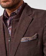 JEREMY HYBRID SOFT COAT - BURGUNDY