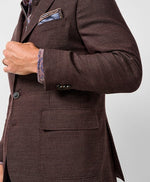 JEREMY HYBRID SOFT COAT - BURGUNDY