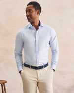 STRETCH TWILL SOLID- GULF BLUE