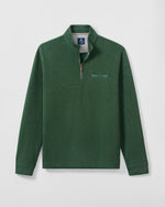 FLAME STITCH ZIP- EVERGREEN
