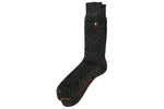 CHEVRON ALPACA YARN SOCKS- FOREST