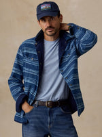 REVERSIBLE BONDI JACKET - SHOREVIEW INDIGO