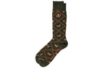 LLEWELLIN PERUVIAN PIMA COTTON SOCKS- FOREST
