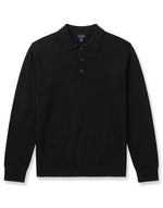 CASHMERE POLO- BLACK