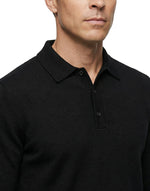 CASHMERE POLO- BLACK