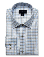 OPULANT TWILL WINDOWPANE- SILVER