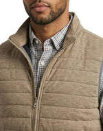 LUXE KNIT VEST- CAMEL